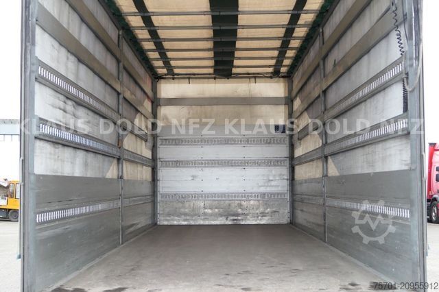 Flatbed truck with tarp VOLVO FL 280 Pritsche Plane Edscha Bordwände LBW EU6