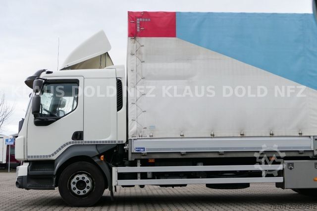 Flatbed truck with tarp VOLVO FL 280 Pritsche Plane Edscha Bordwände LBW EU6