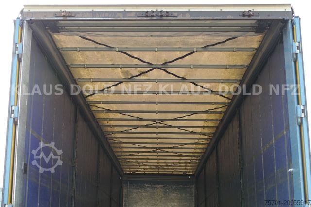 Open semitrailer with tarp KÖGEL S 24 Pritsche Plane Edscha SAF-Achsen