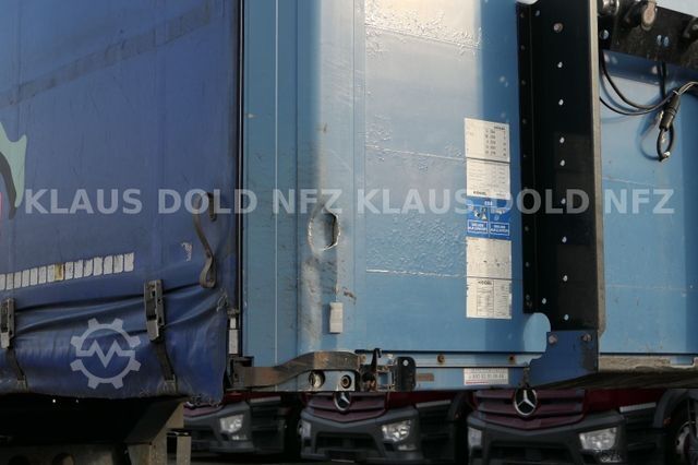 Open semitrailer with tarp KÖGEL S 24 Pritsche Plane Edscha SAF-Achsen