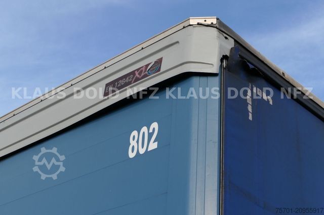 Open semitrailer with tarp KÖGEL S 24 Pritsche Plane Edscha SAF-Achsen