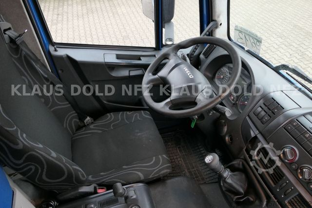 Flatbed truck with tarp IVECO 120E25 Eurocargo Pritsche Plane Bordwände LBW E5