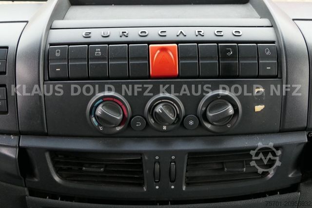 Flatbed truck with tarp IVECO 120E25 Eurocargo Pritsche Plane Bordwände LBW E5