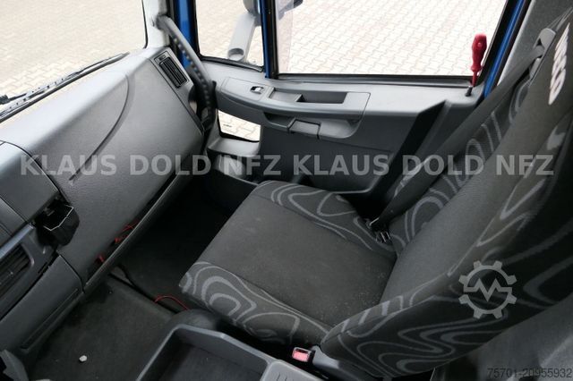 Flatbed truck with tarp IVECO 120E25 Eurocargo Pritsche Plane Bordwände LBW E5