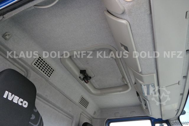 Flatbed truck with tarp IVECO 120E25 Eurocargo Pritsche Plane Bordwände LBW E5