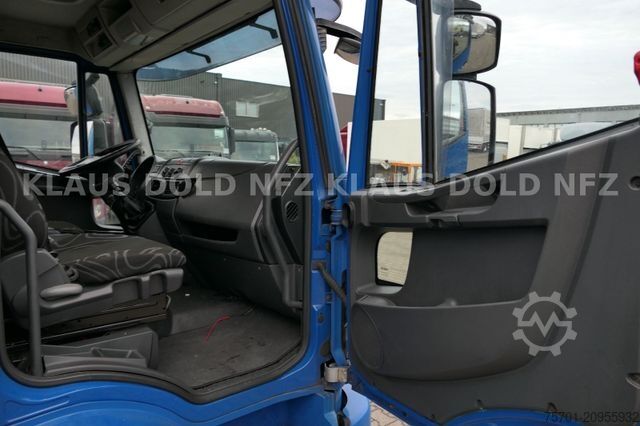 Flatbed truck with tarp IVECO 120E25 Eurocargo Pritsche Plane Bordwände LBW E5