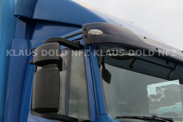 Flatbed truck with tarp IVECO 120E25 Eurocargo Pritsche Plane Bordwände LBW E5