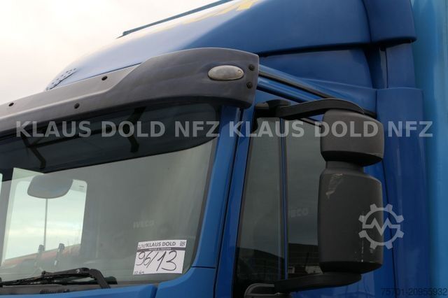 Flatbed truck with tarp IVECO 120E25 Eurocargo Pritsche Plane Bordwände LBW E5