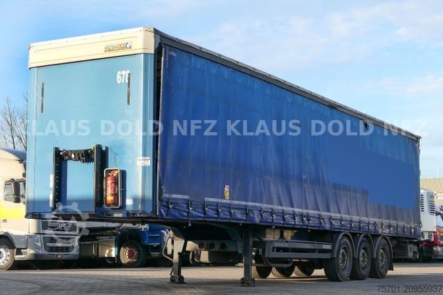 Open semitrailer with tarp KÖGEL S 24 Pritsche Plane Edscha SAF-Achsen