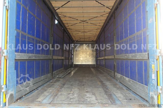 Open semitrailer with tarp KÖGEL S 24 Pritsche Plane Edscha SAF-Achsen