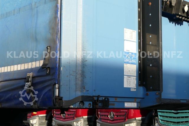 Open semitrailer with tarp KÖGEL S 24 Pritsche Plane Edscha SAF-Achsen