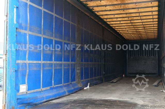 Open semitrailer with tarp KRONE SD Pritsche Plane Scheibenbremsen
