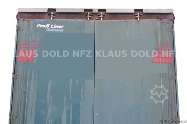 Open semitrailer with tarp KRONE SD Pritsche Plane Scheibenbremsen