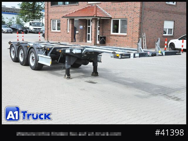 Swap body semitrailer D-TEC VCC-01, Multi, 2 x Liftachse, TÜV 06/2026, Mittelausschub