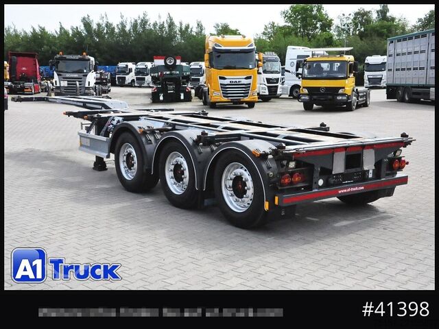 Swap body semitrailer D-TEC VCC-01, Multi, 2 x Liftachse, TÜV 06/2026, Mittelausschub