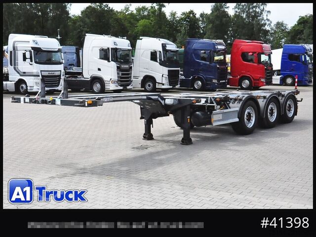 Swap body semitrailer D-TEC VCC-01, Multi, 2 x Liftachse, TÜV 06/2026, Mittelausschub