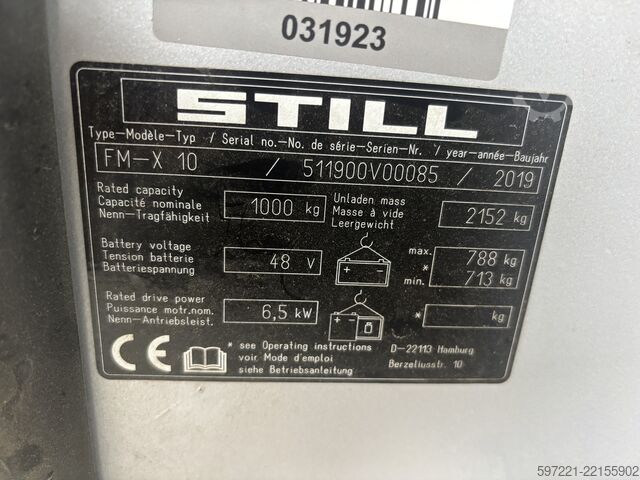 Schubmaststapler Still FM-X10