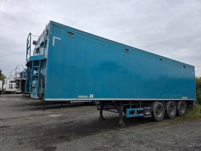 Auflieger mit Walkingfloor REISCH 65 cbm Schubboden, BPW Trommel, Kornschieber