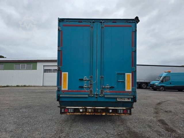 Auflieger mit Walkingfloor REISCH 65 cbm Schubboden, BPW Trommel, Kornschieber