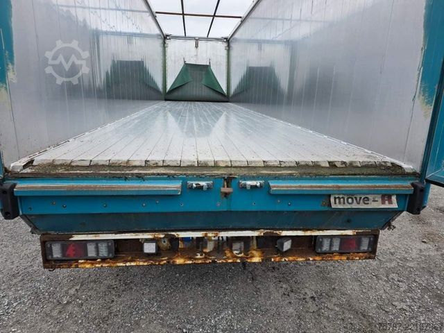 Auflieger mit Walkingfloor REISCH 65 cbm Schubboden, BPW Trommel, Kornschieber