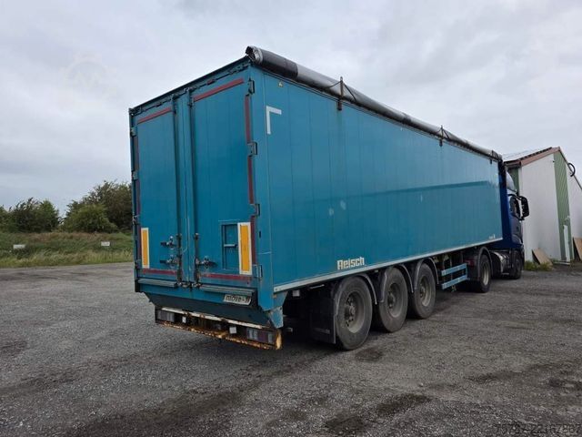 Auflieger mit Walkingfloor REISCH 65 cbm Schubboden, BPW Trommel, Kornschieber