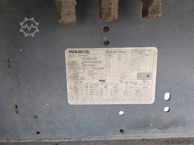 Auflieger mit Walkingfloor REISCH 65 cbm Schubboden, BPW Trommel, Kornschieber