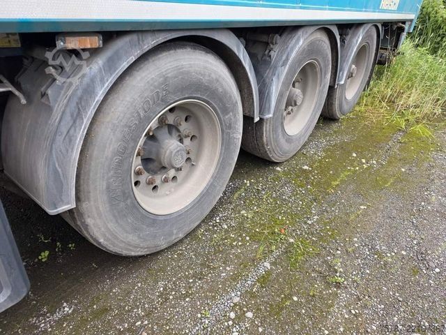 Auflieger mit Walkingfloor REISCH 65 cbm Schubboden, BPW Trommel, Kornschieber