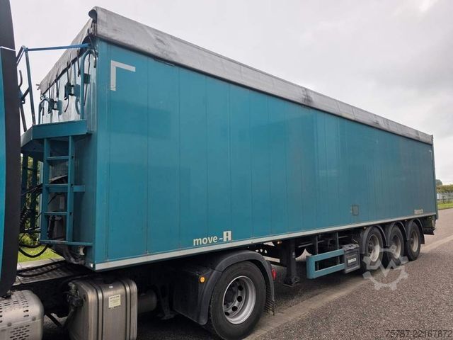 Auflieger mit Walkingfloor REISCH 65 cbm Schubboden , BPW trommel, ALCOA LM Felgen