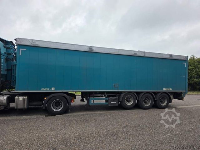 Auflieger mit Walkingfloor REISCH 65 cbm Schubboden , BPW trommel, ALCOA LM Felgen