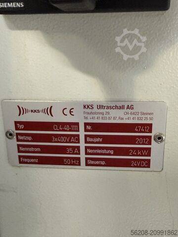 4-chamber ultrasonic cleaning system KKS CL4-40-1111