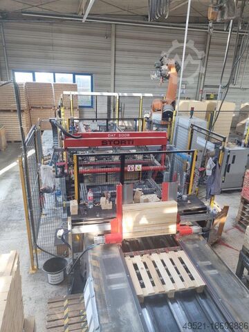 Palettenherstellungsmaschine Storti Palettennagellinie GSI 150 SV + GSI 270 PB M