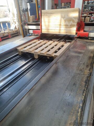 Palettenherstellungsmaschine Storti Palettennagellinie GSI 150 SV + GSI 270 PB M