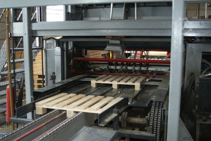 Palettenherstellungsmaschine Storti Palettennagellinie GSI 150 SV + GSI 270 PB M