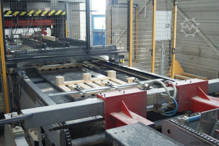 Palettenherstellungsmaschine Storti Palettennagellinie GSI 150 SV + GSI 270 PB M