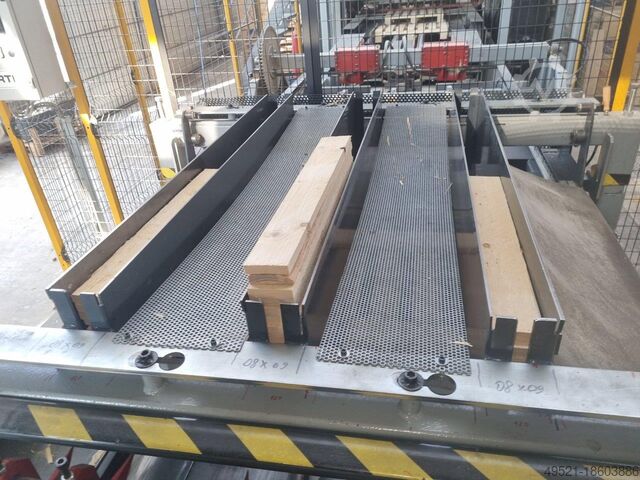 Palettenherstellungsmaschine Storti Palettennagellinie GSI 150 SV + GSI 270 PB M