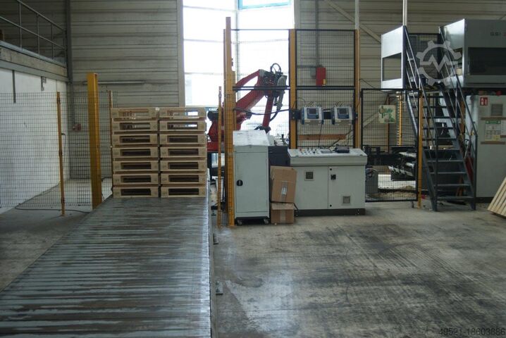 Palettenherstellungsmaschine Storti Palettennagellinie GSI 150 SV + GSI 270 PB M