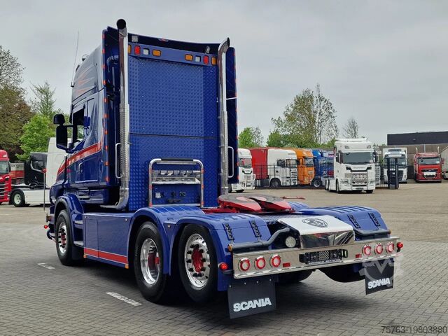 Scania T580 V8 Topline 6x2 - Original Scania Hauber / Torpedo - Manual gearbox - Show truck - Retard Scania T580 V8 Topline 6x2 - Original Scania Hauber / ...