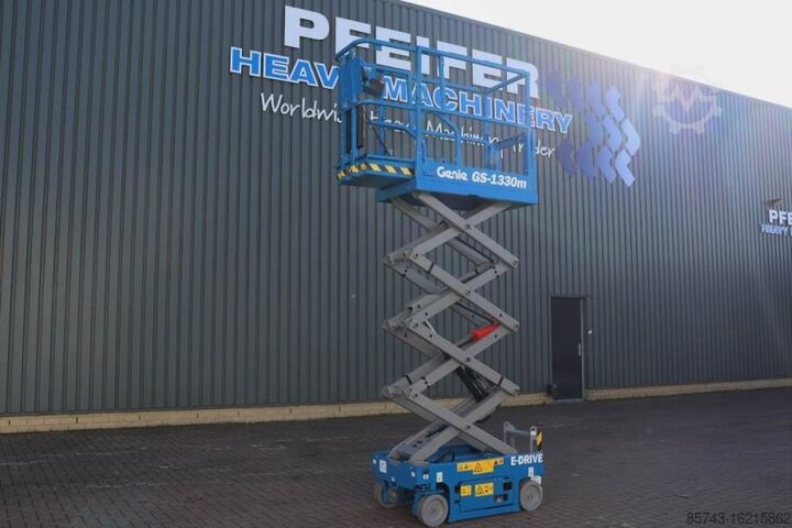 Scissor lift Genie GS1330M Valid inspection, *Guarantee! All-Electric