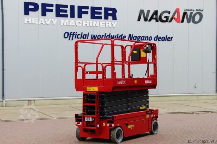 Scissor lift Magni ES1212E Electric, 12m Working Height, 320kg Capaci
