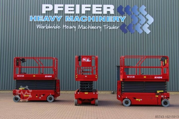 Scissor lift Magni ES1212E Electric, 12m Working Height, 320kg Capaci