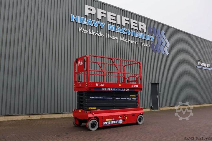 Scherenhebebühne Magni ES1612E Available Directly From Stock, Electric, 1