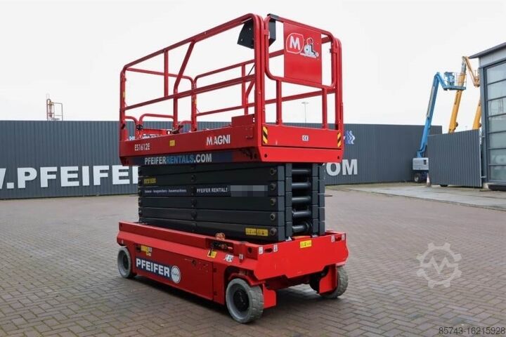Scissor lift Magni ES1612E Available Directly From Stock, Electric, 1