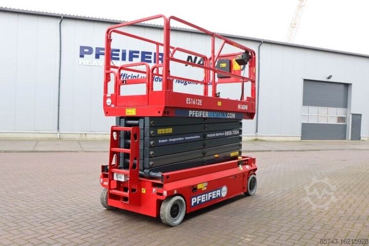 Scherenhebebühne Magni ES1612E Available Directly From Stock, Electric, 1