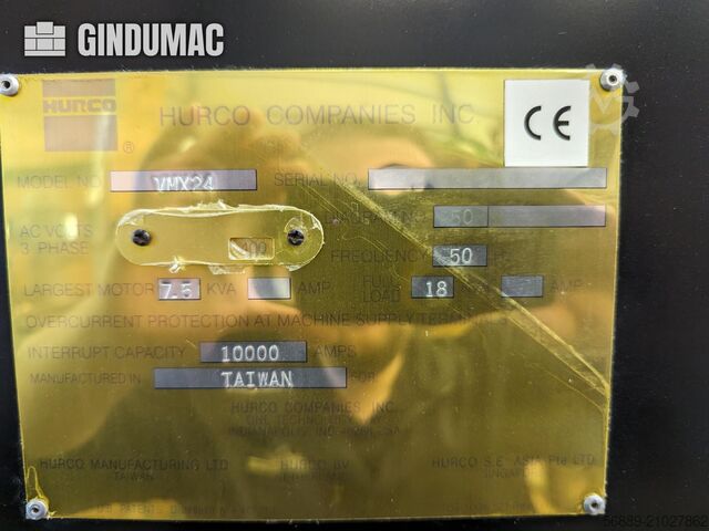 Hurco VMX 24 Hurco VMX 24