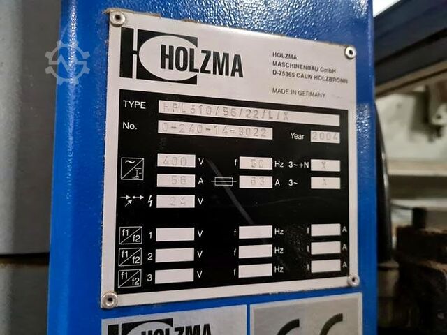 Panel saw HOLZMA HPL 510/56/22/L/X