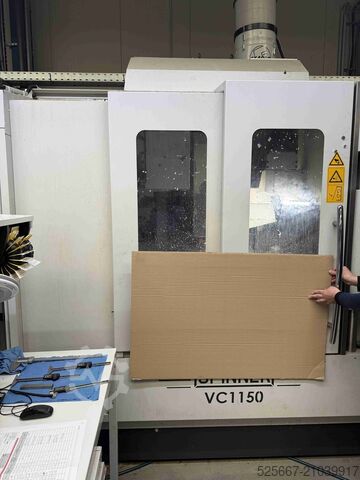 Bearbeitungszentrum neue Spindel Spinner VC 1150