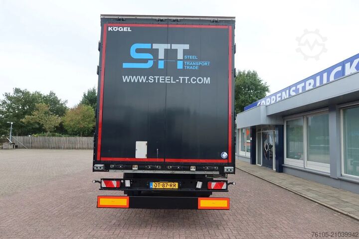 Curtain sided Kögel SN 24 Schuifzeil, Schuifdak, lift as, stuur-as,...