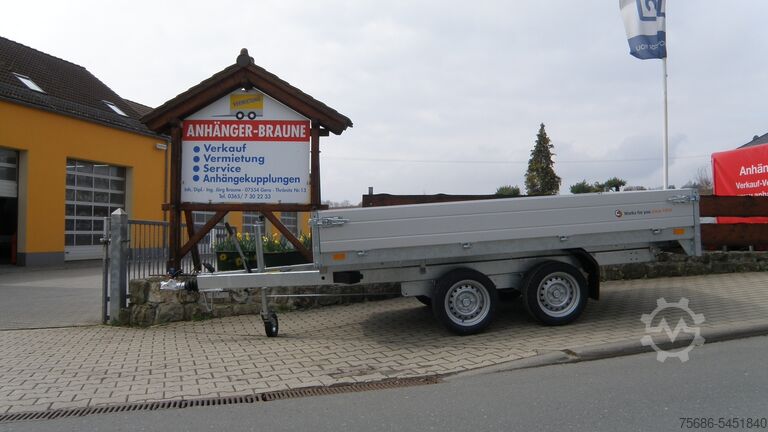 Kippanhänger Saris K1 306 170 2700 2 Rückwärtskipper