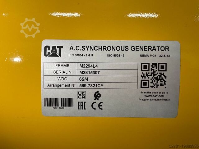 Generator set Caterpillar DE220E0 - 220 kVA Generator - DPX-18018