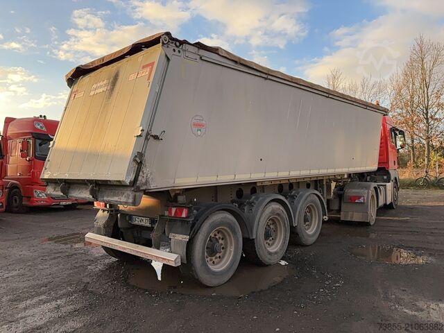 Kippauflieger Kempf 3-axle aluminium tipper semi-trailer